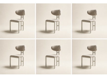 Stuhl-Set 6x Stühle Modern Stoff Komfortabel Beige Weich Bequem