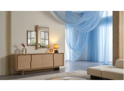 Konsole Spiegel Stil modern beige bequem praktisch Wohnzimmer