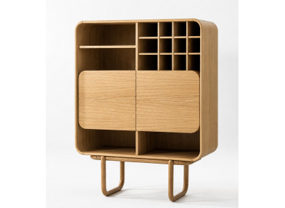 Schaukasten bequem schön geräumig moderner Stil braun