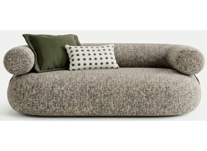 Sofa Braun Niedrig Wohnzimmer bequem komfortabel modern