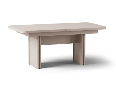 Modernes Esstisch Beige Ausziehbar Küchentisch Oval Elegante