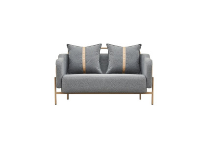 Sofa grau abnehmbare Kissen modern funktional ergonomisch