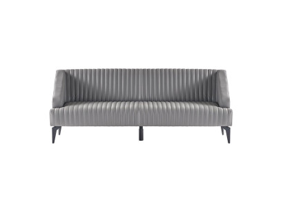 Sofa grau elegant funktional ergonomisch minimalistisch