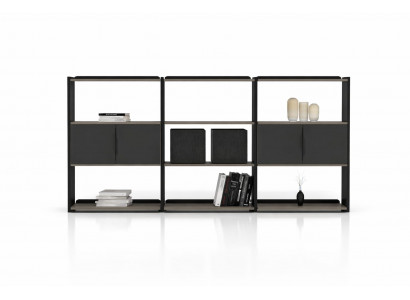 Designer bücherregal regal system schrank modern schwarz
