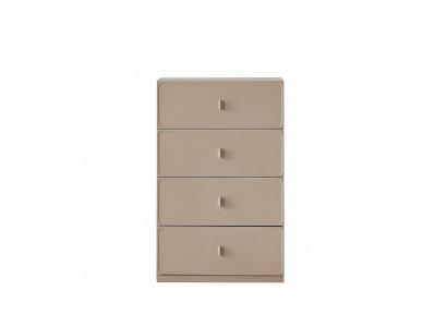 Kommode Modern Beige Luxus Design Schubladenkommode Anrichte Sideboard