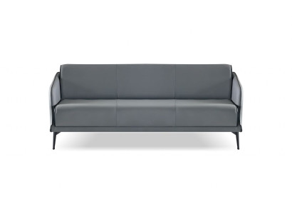 3-teiliges Sofa modernes Grau minimalistisch vielseitig ergonomisch