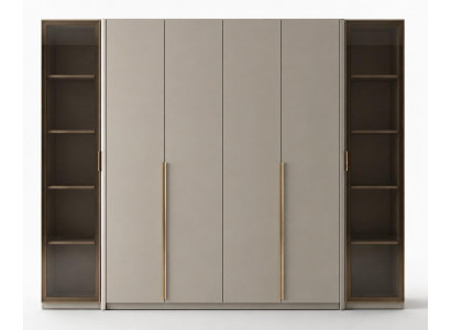 Schrank Modern Beige Funktional Symmetrisch Trendig Zurückhaltend