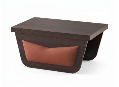 Couchtisch dunkles Holz Modernes Design Premium-Klasse Chefbüro Braun