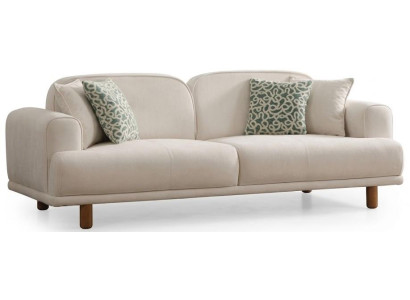3-Sitzer Sofa Beige Stil modern bequem praktisch Wohnzimmer