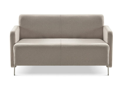 Sofa Moderner Designer Beige Büromöbel Elegant Wohnzimmer