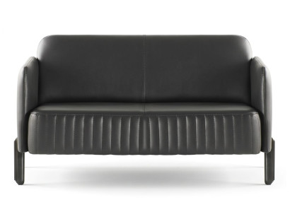 Sofa Moderner Designer Stück Schwarz Büromöbel Wohnzimmer