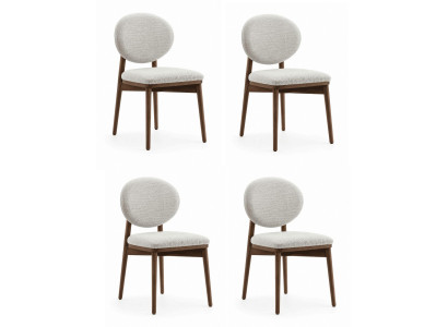Beiger Esszimmerstuhl Stuhlgarnitur Elegante Stühle Polstergestellte Stühle
