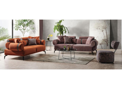 Modernes Sofa-Set 4-Sitzer Schlafsofa 3-Sitzer Loungesessel