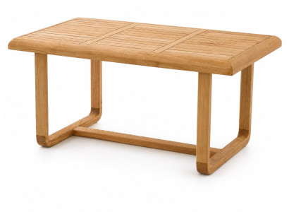 Gartencouchtisch Modern Naturholz Elegant Rechteckig Robust Praktisch