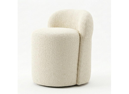 Sitzhocker Modern Milchfarben Minimalistisch Kompakt Stil