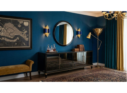 Esszimmer Set Kommode Wandspiegel Moderner Stil Robust Hochwertig