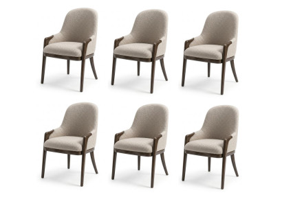 6x Stühle Komfortabel Gepolstert Modern Bequem Hochwertig Elegant