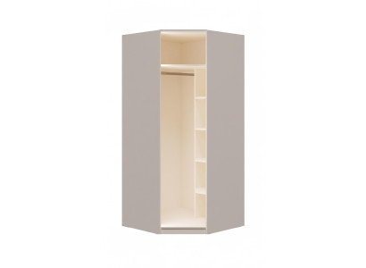 Eckschrank Beige Modern Design Kleiderschrank Garderobe