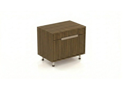 Braune Holz Kommode Beistellkommode Designer Aufbewahrungsschrank
