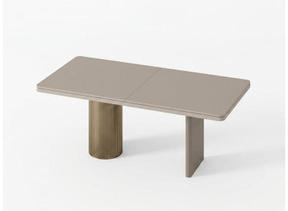 Esstisch Beige Ausziehtisch Design Küchentisch Esszimmer Tisch