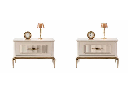 Nachttisch Beige Modern Luxus Nachttische Nachtkommode Tisch
