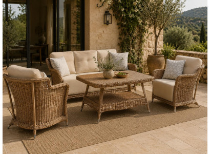 Gartenmöbel Garnitur Lounge Stilvoll Modern Outdoor Terrassenmöbel