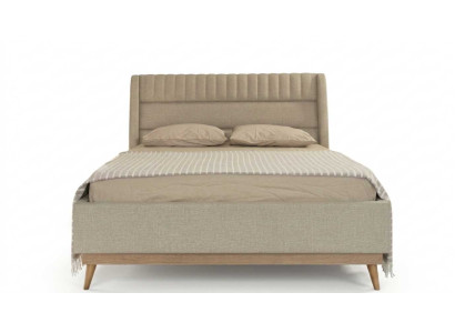 Polsterbett Beige Modern Luxus Doppelbett Ehebett Bett