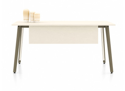 Schreibtisch Büro Weiß Holz Design Office Arbeitstisch Modern