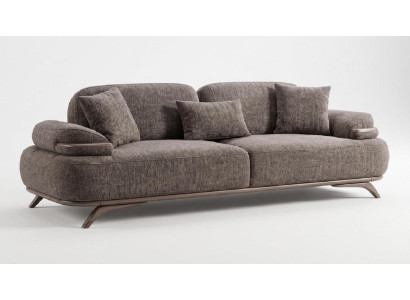 3-Sitzer-Sofa bequem weich geräumig moderner Stil grau