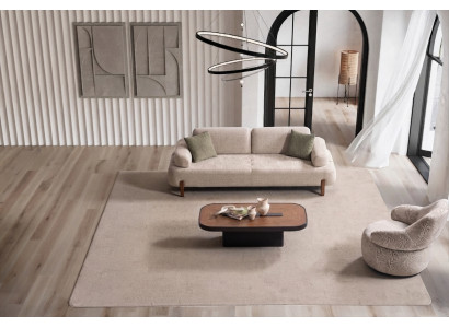 Sofa Set 3+1 Sitzer Moderner Stil Grau Stilvoll Minimalistisch Elegant