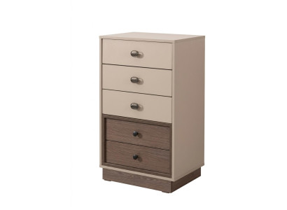 Beigefarbene Kommode Holzkommode Designermöbel Schlafzimmer
