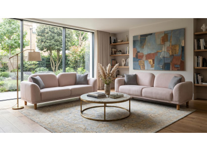 Beiges Sofa-Set Sofas  moderne Stoffsofas Design-Sofas luxuriös