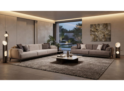 Sofa Set 4 Sitzer 3 Sitzer Modern Bunt Edel Luxus Wohnzimmer