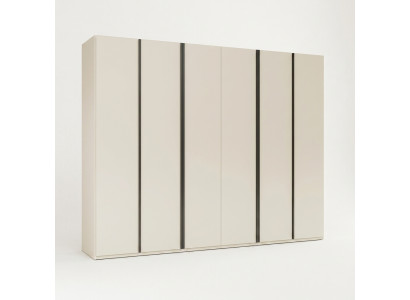 Kleiderschrank Beige Modern Edel Schrank Drehtürenschrank Schrank