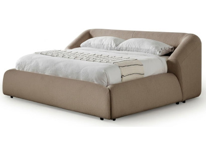 Bett beige Stil Modern geräumig komfortabel praktisch bequem Schlafzimmer