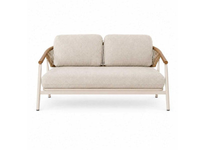 2-Sitzer-Sofa bequem weich geräumig moderner Stil grau