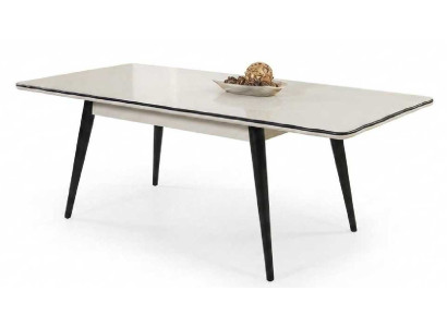 Esstisch Ausziehtisch Tisch Beige Modern Edel Küche Esszimmer Holz