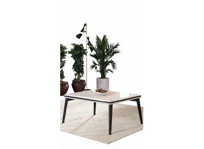 Couchtisch Tisch Beige Schwarz Modern Edel Wohnzimmertisch Beistell