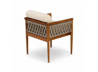 Stuhl schön bequem praktisch kompakt beige braun Terrasse
