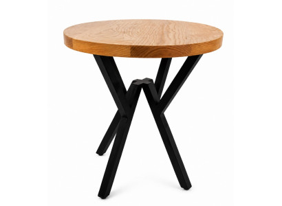 Wohnzimmertisch Holz Metallbeine Rechteckig Industrial Stil