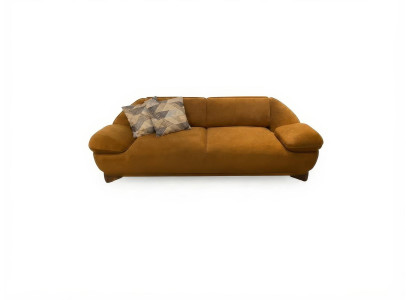 Sofa 3-Sitzer Modern Orange Bequem Couch Wohnzimmer Polster
