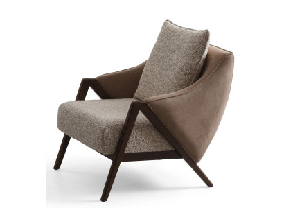 Lounge Sessel Modern Grau Gemütlich Stark Stilvoll Elegant Hochwertig