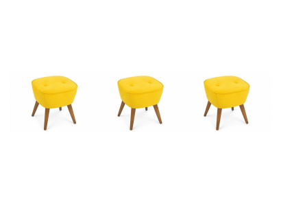 Jazz Pouf Sitzhocker Polsterhocker Kunstleder Rund Modern Stilvoll