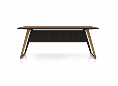 Modern Schreibtisch Braun Holz Homeoffice Büro Arbeitsplatz