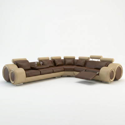 Our excellent large L-shaped designer sofa for stylish living