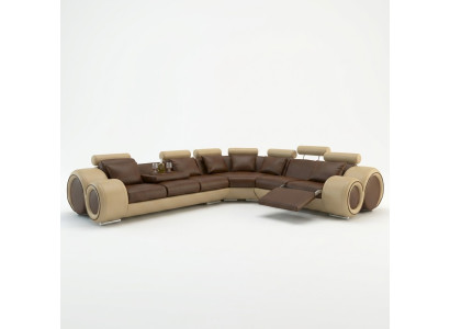 Our excellent large L-shaped designer sofa for stylish living