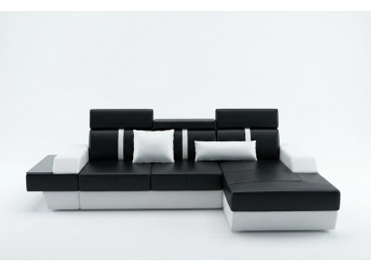 Leather sofa, couch, sofa, corner sofa, corner couch, leather couch, upholstered corner, living landscape.