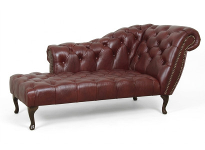 Chesterfield Liège chaise longue couch sofa leather sofa fabric with crystals NEW