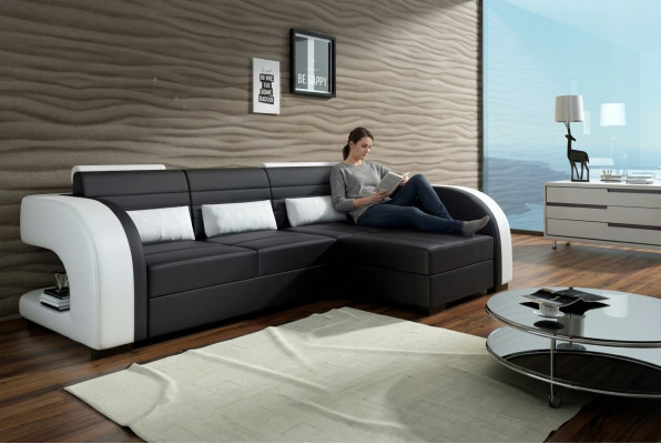 Outstanding modern corner sofa comfort and style in perfect harmony
