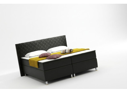 Boxspring bed Box Hotel bed with visco & mattress leather bed beds double bed K3